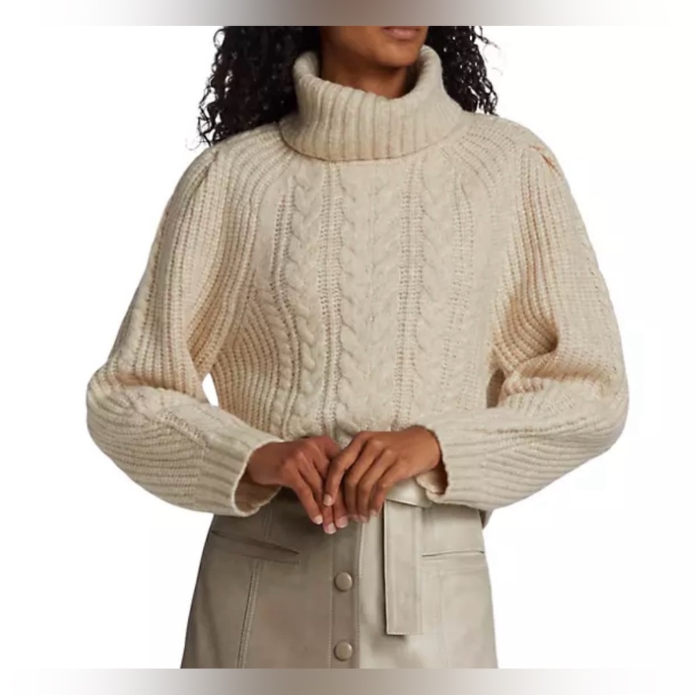 dh New York, Ronin Cropped Cable Sweater